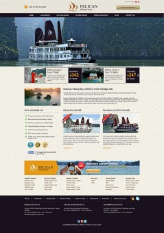 Thiết kế website du lịch tàu hạ long