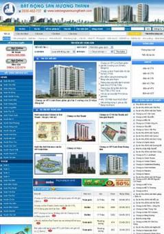 Thiết kế website bất động sản hà thành